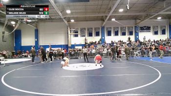 132 lbs Consolation - Cloe Boccia, Milford vs Melanie Miles, Putnam