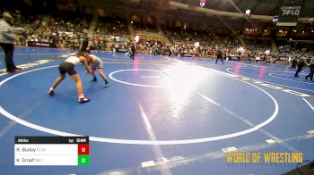 85 lbs Quarterfinal - Raheem Busby, Stl Warriors vs Kyper Graaf, Sebolt Wrestling Academy