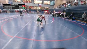 113 lbs Cons. Round 3 - Evren Romo, Cedar Park vs Jacob Moskowitz, McKinney Boyd