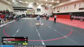 170 Boys Cons. Round 2 - Jacob Krumholz, Centennial vs Brett Haile, Chaparral Wrestling Club