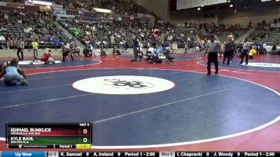 6A 144 lbs Semifinal - Kyle Bahl, Bentonville vs Ishmael Bunklick, Springdale Har-Ber