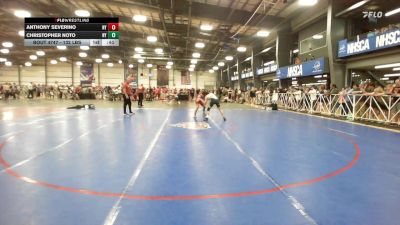 132 lbs Consi Of 32 #2 - Anthony Severino, NY vs Christopher Noto, NY