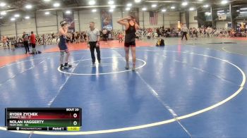 130 lbs Rd# 8- 12:30pm Saturday Final Pool - Nolan Haggerty, Team Ohio vs Ryder Zychek, Dynasty RED