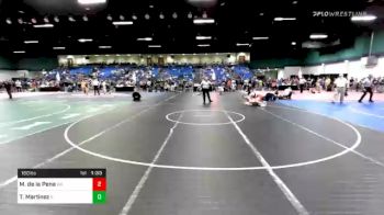 160 lbs Consolation - Mateo De La Pena, WA vs Tyler Martinez, IL