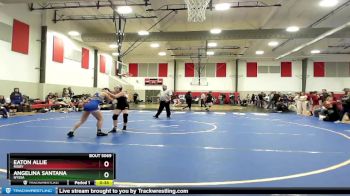 132 lbs Cons. Round 4 - Eaton Allie, Rigby vs Angelina Santana, Nyssa