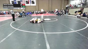 157E Semifinal - Redus Bowman, McAlester vs Ethan Applebee, Piedmont