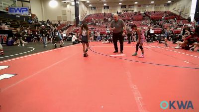 55 lbs 3rd Place - Serenity Esparza, Oklahoma Mafia vs Summer Jones, Husky Girls