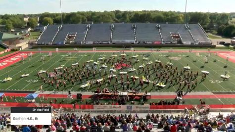 Goshen H.S., IN at 2019 BOA Central Indiana Regional Championship, pres. by Yamaha