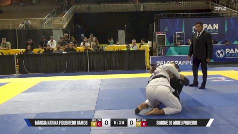 Simone De Abreu Pinheiro vs Márcia Karina Figueiredo Ramos 2025 Pan Jiu Jitsu IBJJF Championship