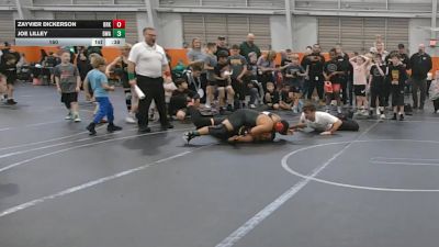 160 lbs Round 5 (6 Team) - Joe Lilley, Donahue WA vs Zayvier Dickerson, Brecksville