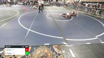 175 lbs Round Of 128 - Kenyon Brock, Portage WC vs Grant Foster, Wildpack