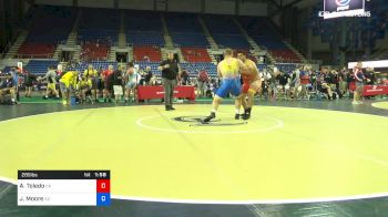 285 lbs Rnd Of 32 - Amin Toledo, California vs Jacob Moore, Arizona