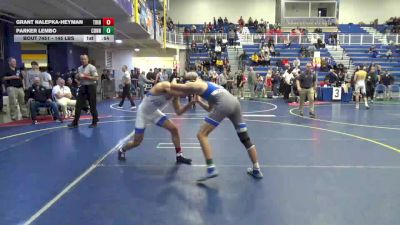 145 lbs Consy 6 - Grant Nalepka-Heyman, Trinity vs Parker Lembo, Connellsville