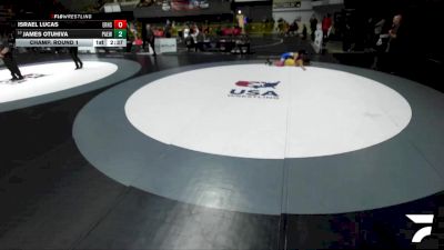 Champ. Round 1 - Israel Lucas, El Rancho High School Wrestling vs James Otuhiva, Palo Alto Elite WC
