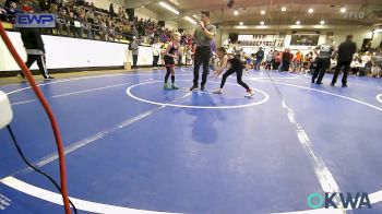 62 lbs Rr Rnd 3 - Lynnly Springfield, Runestone vs Aurora Bearden, Skiatook Youth Wrestling