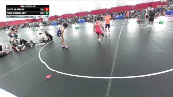 157 lbs Quarters & Wb (16 Team) - Laith Alamawi, Thunderbirds WC vs Nino Caballero, Illinois Top Dawgs Orange