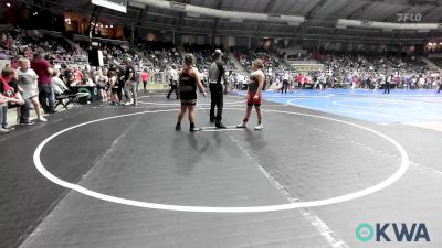 130 lbs Final - Raelynn Edwards, Scissortail Wrestling Club vs Sydney OBrien, Verdigris Youth Wrestling