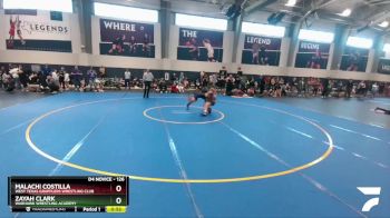 126 lbs Cons. Round 2 - Zayah Clark, Warhawk Wrestling Academy vs Malachi Costilla, West Texas Grapplers Wrestling Club