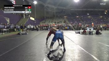 184 lbs Quarters & 1st Wb (16 Team) - Cole Glazier, St. Cloud State vs Dylan Kohn, Lander