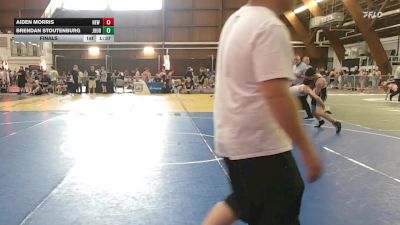 113 lbs Final - Aiden Morris, New York Military Academy vs Brendan Stoutenburg, Journeymen