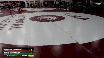 165 lbs Cons. Round 1 - Peter Hollingshead, Luther vs Bowen Rothbauer, Augsburg