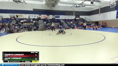 120 lbs Semifinal - Kaysic Lundquist, Mead vs Trandyn Lundquist, Mead