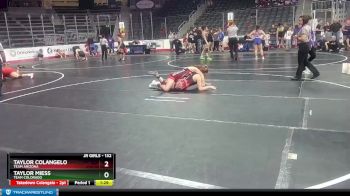 132 lbs Semifinal - Taylor Miess, Team Colorado vs Taylor Colangelo, Team Arizona