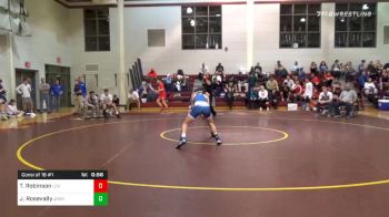 113 lbs Consolation - Thomas Robinson, Lovett vs Joseph Rosevally, Jesuit High School - New Orleans