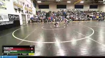 152 lbs Champ. Round 1 - Ernie Preciado, Woodburn vs Ruben Fox, Elmira/Crow
