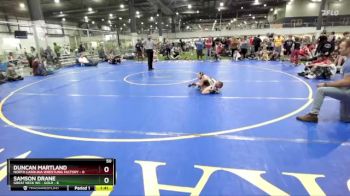 50 lbs Finals (2 Team) - Samson Drane, GREAT NECK WC - GOLD vs Duncan Martland, NORTH CAROLINA WRESTLING FACTORY