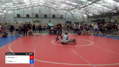 65 kg Round Of 64 - Kevin Kissane, Unattached vs Peter Lipari, NJRTC