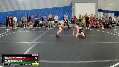 113 lbs Round 2 (8 Team) - Sawyer Broadwater, Jackson HS vs Tanner Cochrane, Rogue WC