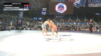144 lbs Champ. Rd Of 128 - David Elias, Arizona vs Demetrios Carrera, Illinois