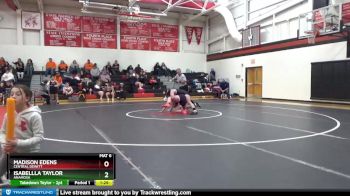 155 A 5th Place Match - Isabellla Taylor, Anamosa vs Madison Edens, Central DeWitt