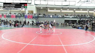 107 lbs Consi Of 8 #2 - Kayleigh Suarez, Danbury vs Freya Cooper, Westhill
