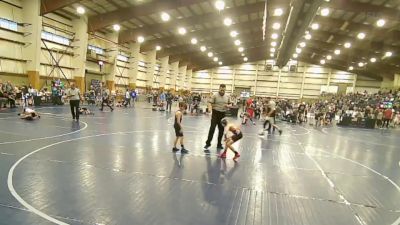 63 lbs Cons. Round 1 - Hudson Blunt, Aviator Wrestling Club vs Carter Larsen, Manti Wrestling Club