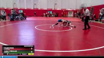 126 lbs Quarterfinal - Tyler Rhue, Stanwood vs Chris Coballes, Ferndale