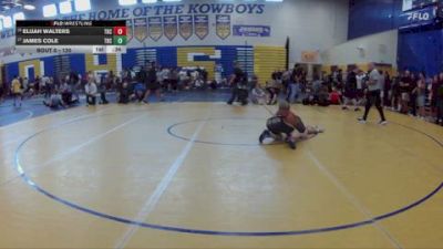 120 lbs Cons. Round 2 - Elijah Walters, Sun Bears vs James Cole, Cape Coral