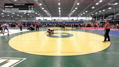 145 lbs 5th Place - Josh Fish, UT vs Mikah Labuanan, HI