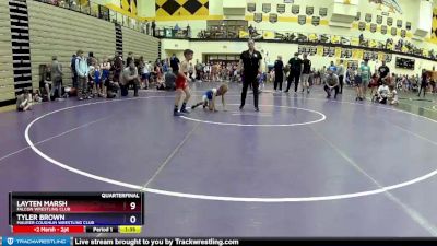 93 lbs Round 2 - Jackson Ausec, One On One Wrestling Club vs Benito Delgado, Roncalli Wrestling Foundation