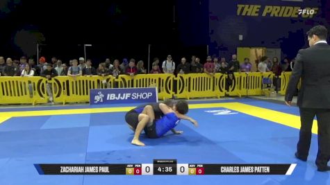 Charles James Patten vs Zachariah James Paul 2025 Pan IBJJF Jiu-Jitsu No-Gi Championship