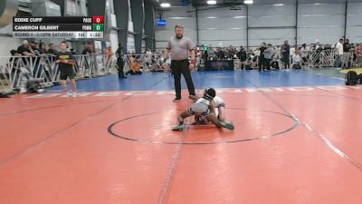 68 lbs Round 4 - 2:15pm Saturday - Cameron Gilbert, POWA vs Eddie Cuff, PA USA