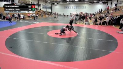 197 lbs 3rd Place Match - Ethan Farnell, Unattached-Indianapolis vs Cameron Crisp, Manchester