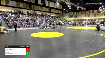 152 lbs Semifinal - Billy Dean, Tesoro vs Mark Takara, Temecula Valley