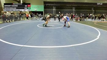 157 lbs Consi Of 8 #2 - Anthony Cazarez, Gilroy vs BRYCE ROWLAND, Auburn