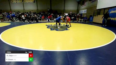 218 lbs Round Of 32 - Sammy Seja, Buchanan vs Preston Dixon, J Serra