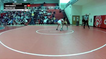 132 lbs Champ. Round 1 - Matthew Lee, Wooster vs Owen Mamich, Wadsworth