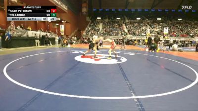 2A-113 lbs Cons. Round 3 - Tel LaDuke, Wright vs Cash Peterson, Sundance