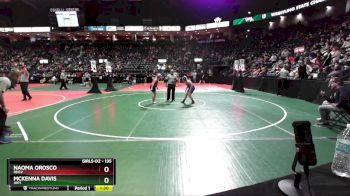 135 lbs Semifinal - McKenna Davis, JRP1 vs Naoma Orosco, RDG2