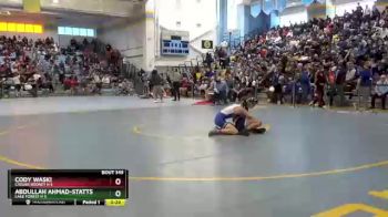 145 lbs Cons. Semi - Cody Waski, Caesar Rodney H S vs Abdullah Ahmad-Statts, Lake Forest H S